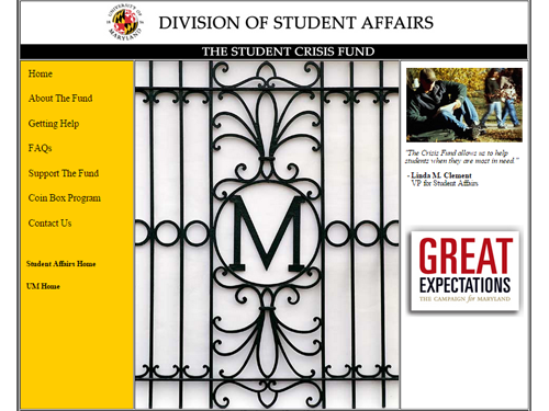University of Maryland - Student Crisis Fund